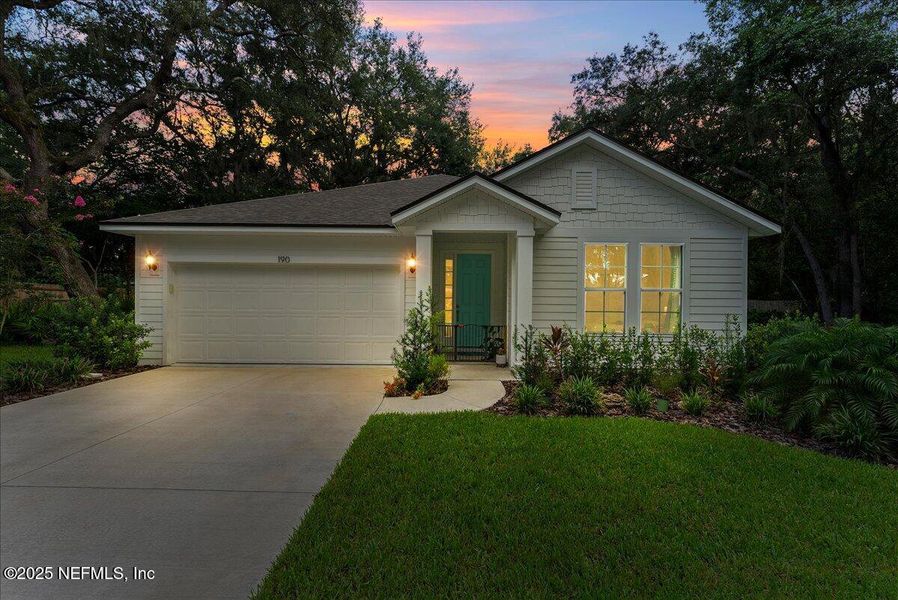 Front exterior of a new home in , St. Augustine, FL, highlighting curb appeal (Image 20).