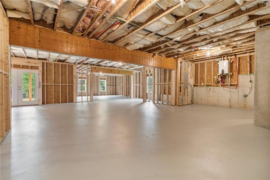 In-progress construction of a new home in , Cumming, GA (Image 28).