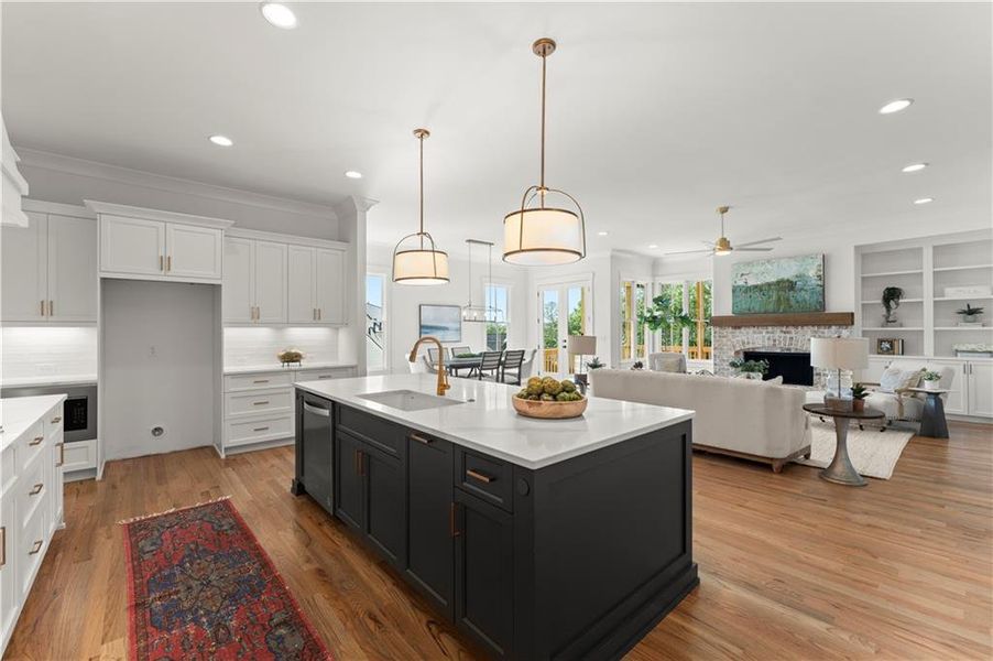Furnished interior view inside a new home in , Acworth (Image 14).