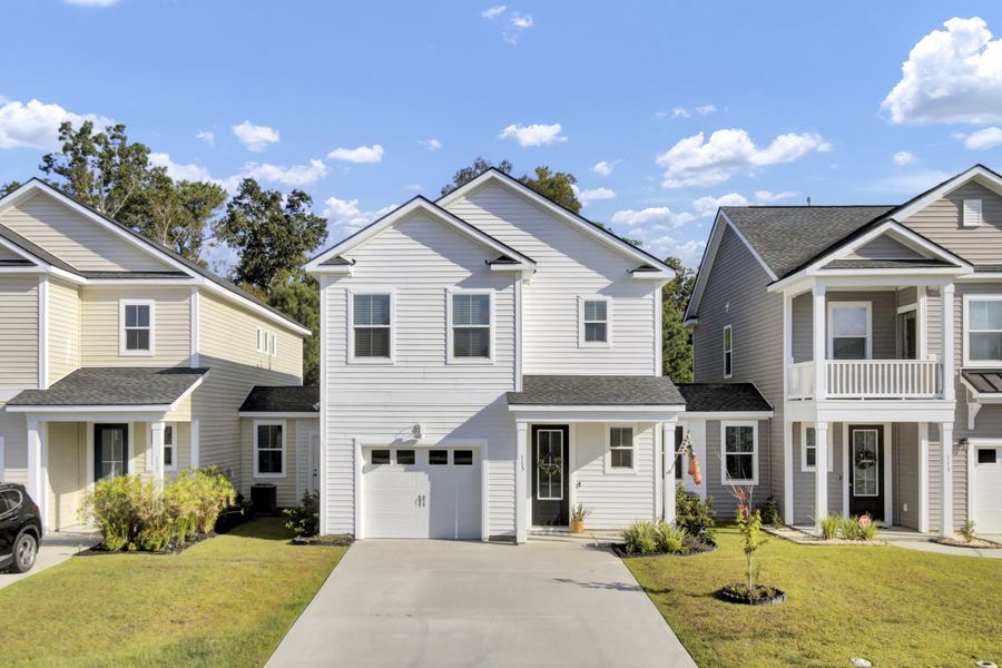 Front exterior of a new home in , Goose Creek, SC, highlighting curb appeal (Image 24).