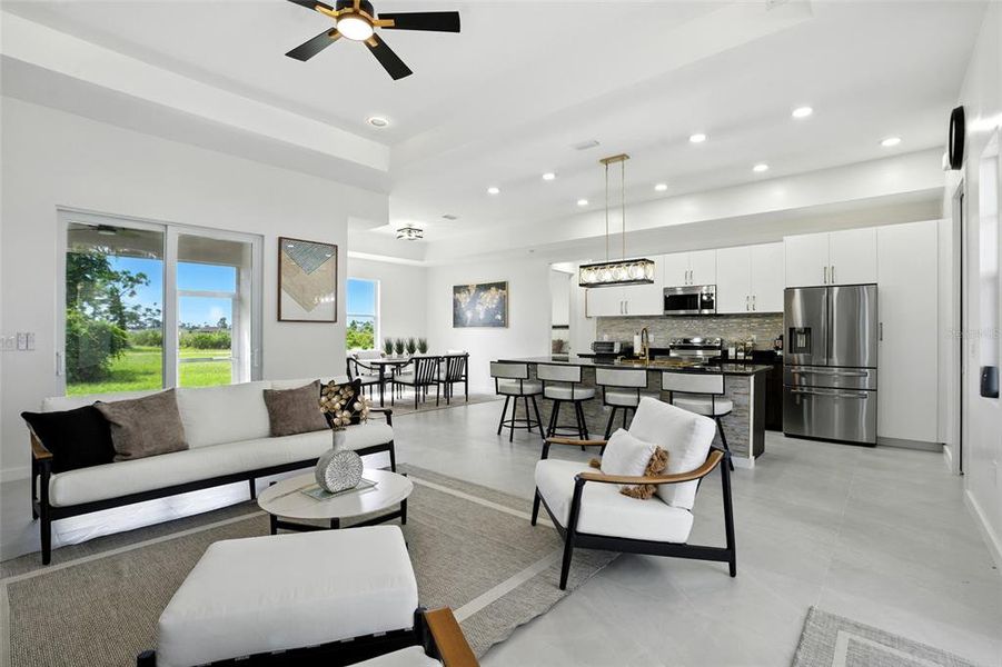 Furnished interior view inside a new home in , Placida (Image 17). Furnished interior view inside a new home in , Placida (Image 17).