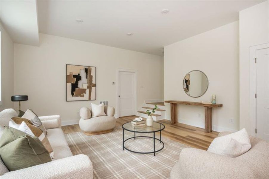 Furnished interior view inside a new home in , Atlanta (Image 14).