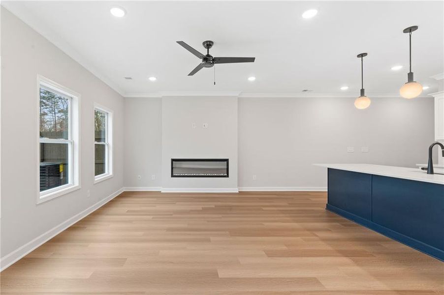 Spacious, unfurnished interior of a new home in Cherokee Township, Acworth (Image 14).