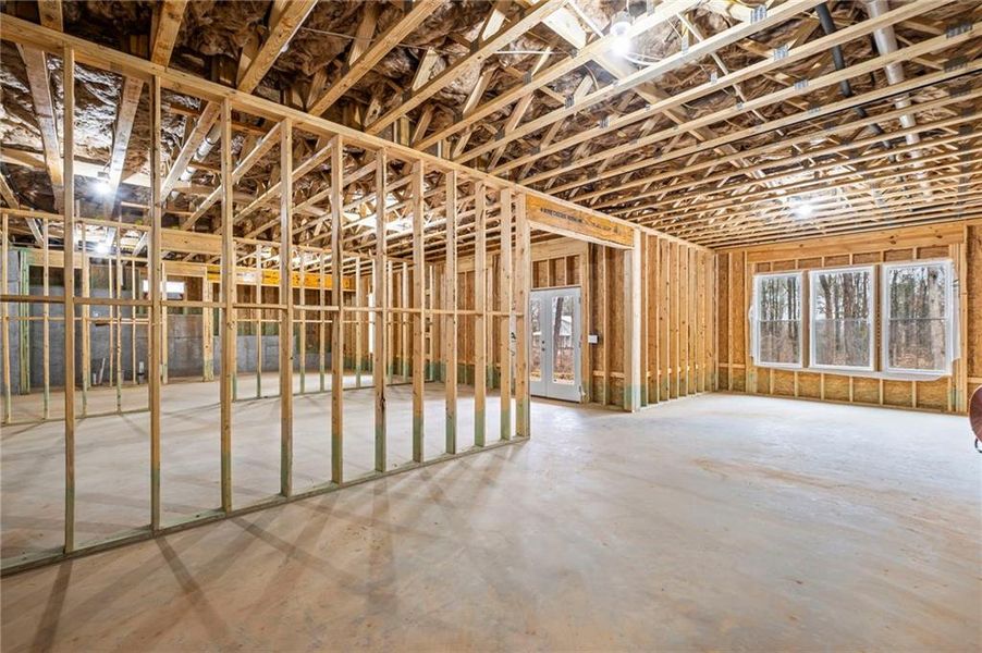 In-progress construction of a new home in , Canton, GA (Image 50).