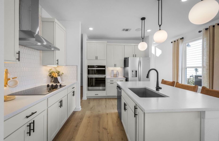 Representative furnished interior of a home built from the Fentress by Pulte Homes in Cameron Place, Austin (Image 73).