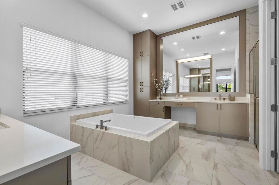 Furnished interior view inside a new home in Valencia Grand, Boynton Beach (Image 7). Furnished interior view inside a new home in Valencia Grand, Boynton Beach (Image 7).