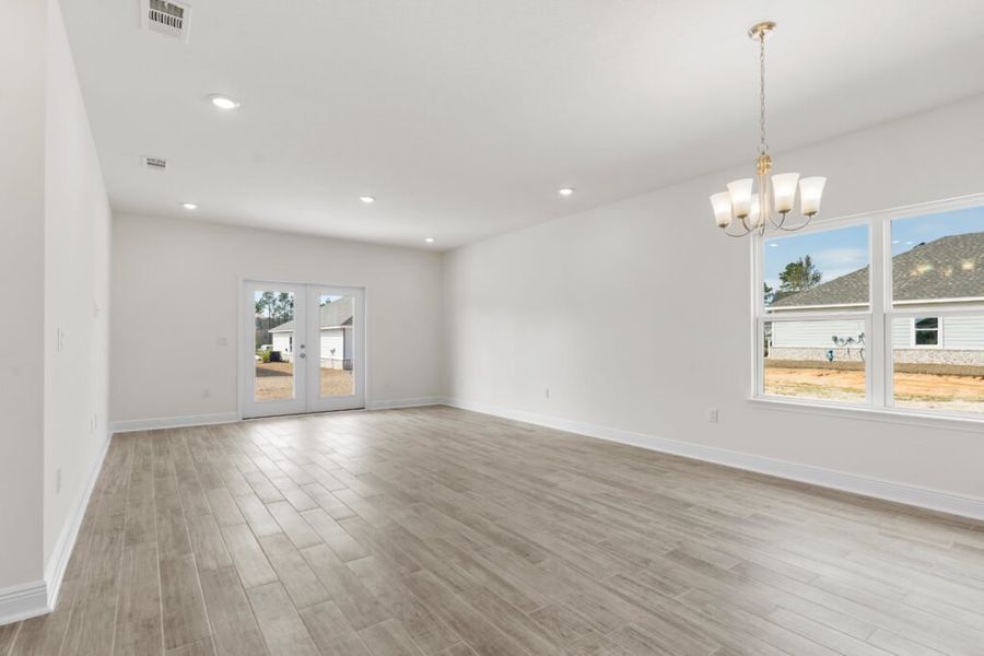 Spacious, unfurnished interior of a new home in Natureview, Freeport (Image 34). Spacious, unfurnished interior of a new home in Natureview, Freeport (Image 34).