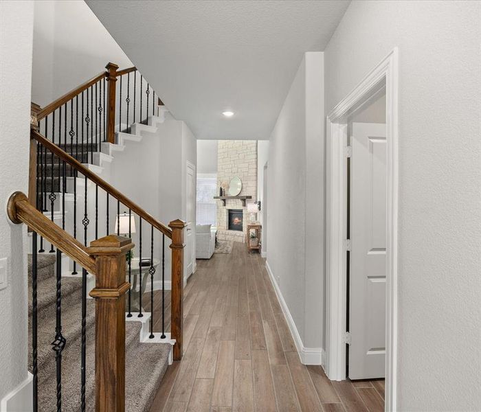 Furnished interior view inside a new home in The Lakes at Parks of Aledo, Aledo (Image 7).