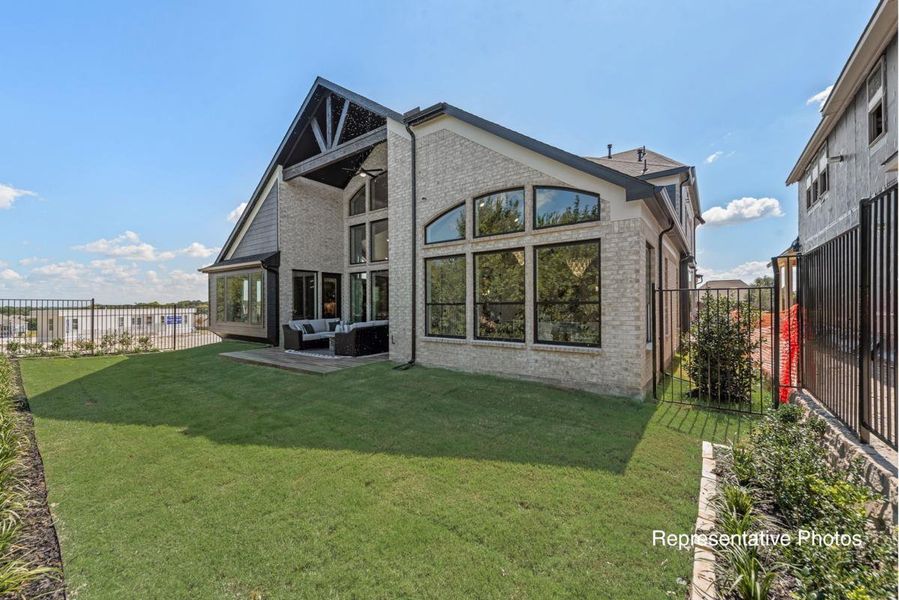 Exterior details and patio area of a home in Grand Estates of Anna, Anna (Image 2). Exterior details and patio area of a home in Grand Estates of Anna, Anna (Image 2).