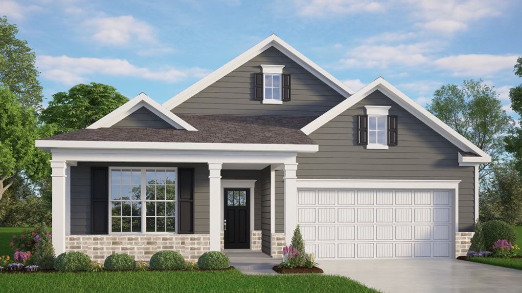 Representative exterior photo of a completed home built from the Bristol by D.R. Horton in The Villas at Collinswood, Aberdeen, NC (Image 16). Representative exterior photo of a completed home built from the Bristol by D.R. Horton in The Villas at Collinswood, Aberdeen, NC (Image 16).