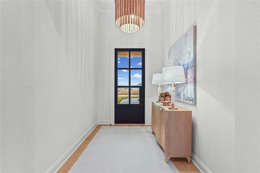 Furnished interior view inside a new home in SouthBend Estates, Granbury (Image 28).