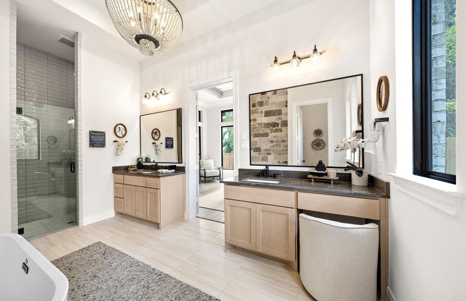 Furnished interior view inside a new home in The Highlands 55′, Porter (Image 35). Furnished interior view inside a new home in The Highlands 55′, Porter (Image 35).