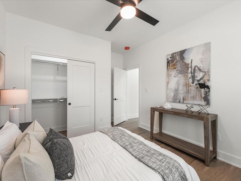 Furnished interior view inside a new home in , Houston (Image 15).