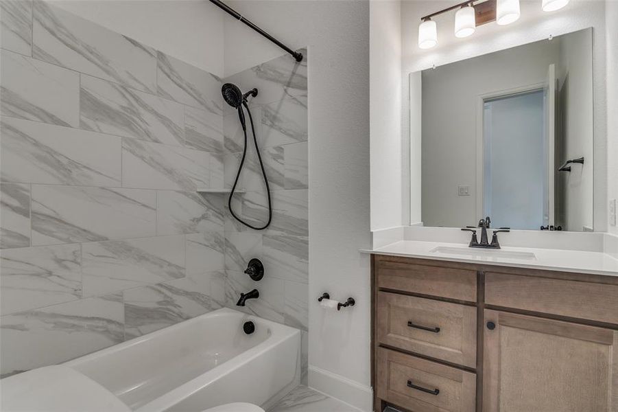 Furnished interior view inside a new home in Devonshire, Forney (Image 6).