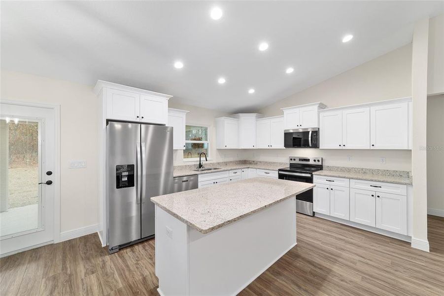 Furnished interior view inside a new home in , Dunnellon (Image 6).
