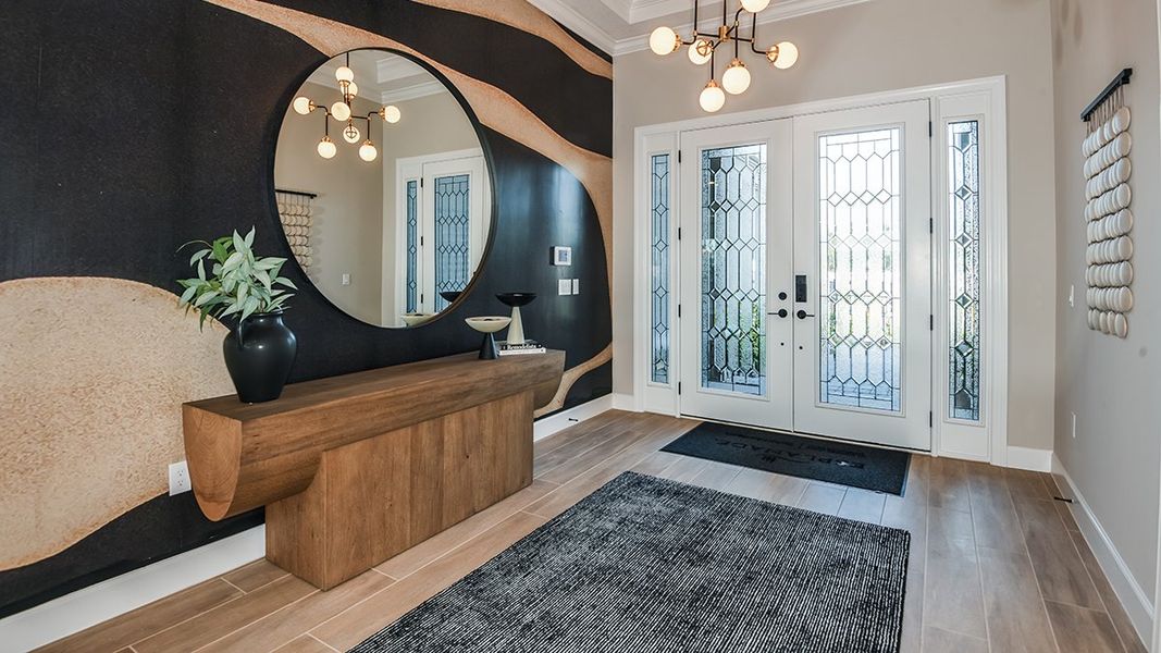 Representative furnished interior of a home built from the Pallazio by Taylor Morrison in Esplanade at Tradition, Port St. Lucie (Image 31).