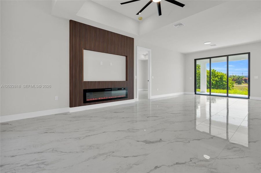 Spacious, unfurnished interior of a new home in , Cape Coral (Image 27). Spacious, unfurnished interior of a new home in , Cape Coral (Image 27).