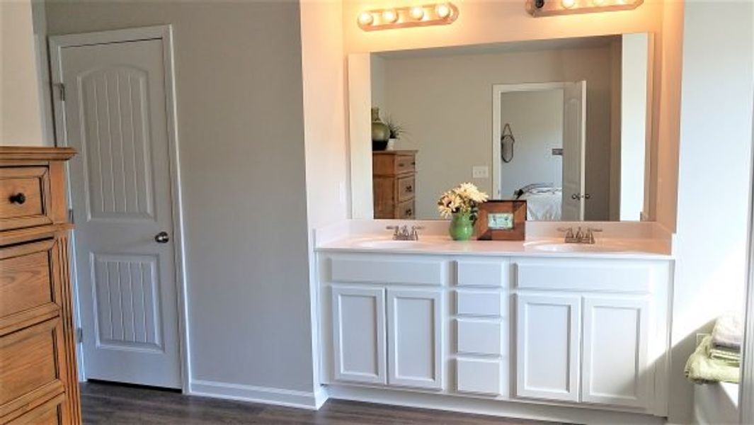 Representative furnished interior of a home built from the Emory by Piedmont Residential in Falls Creek, Flowery Branch (Image 16).