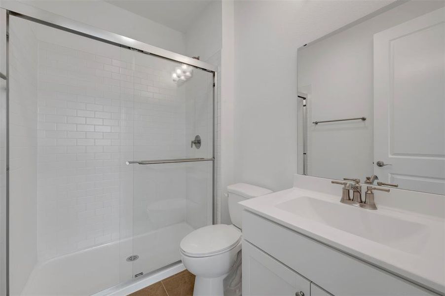 Furnished interior view inside a new home in Kreymer at the Park, Wylie (Image 28).