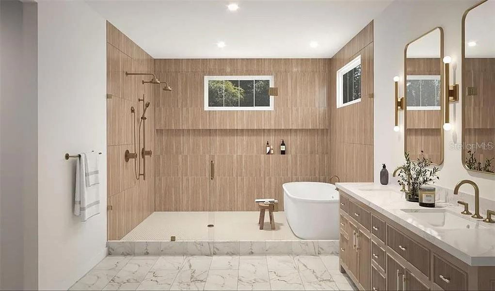 Furnished interior view inside a new home in , Tampa (Image 7). Furnished interior view inside a new home in , Tampa (Image 7).