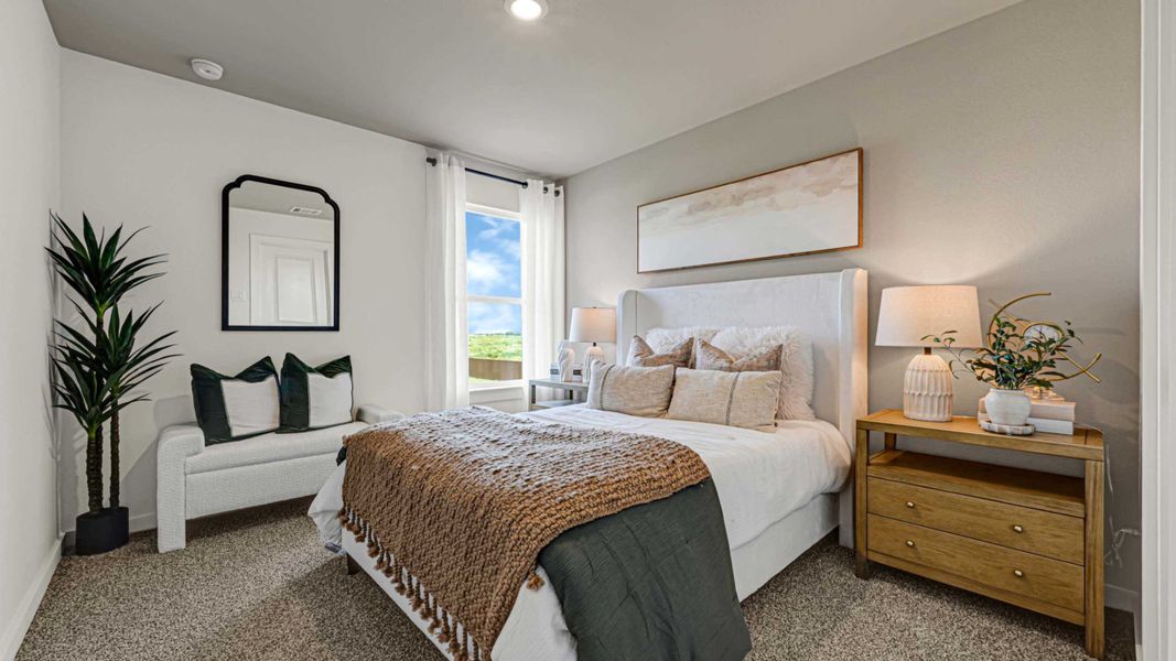 Furnished interior view inside a new home in Emberly, Beasley (Image 17).