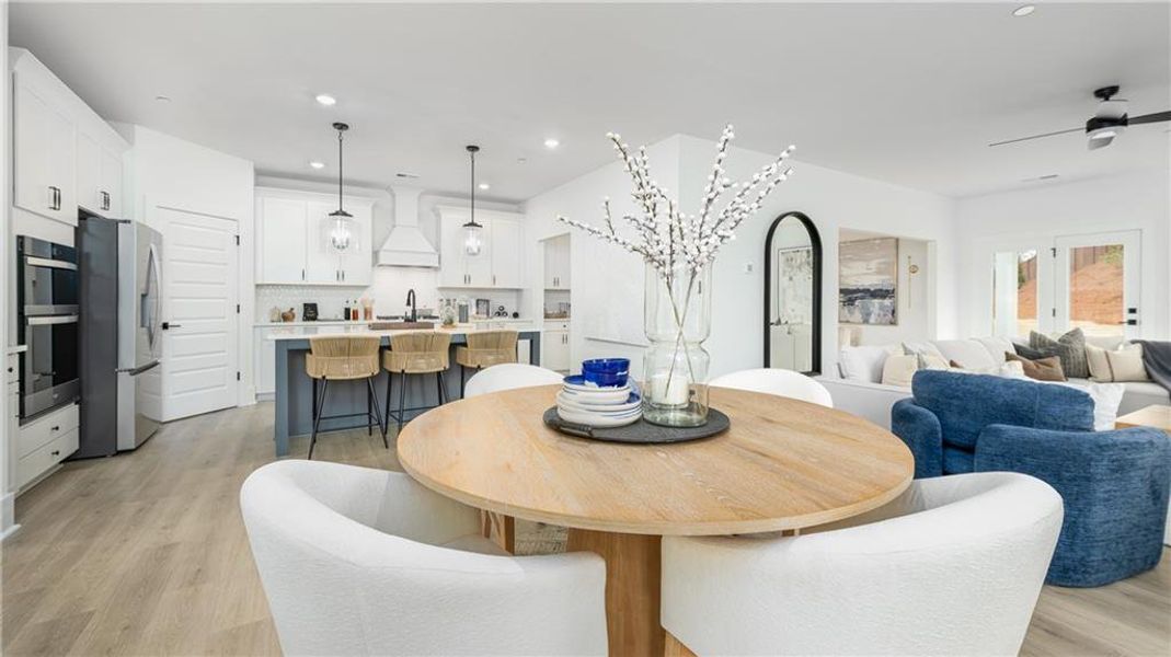 Furnished interior view inside a new home in The Village at Sandy Plains, Marietta (Image 48).