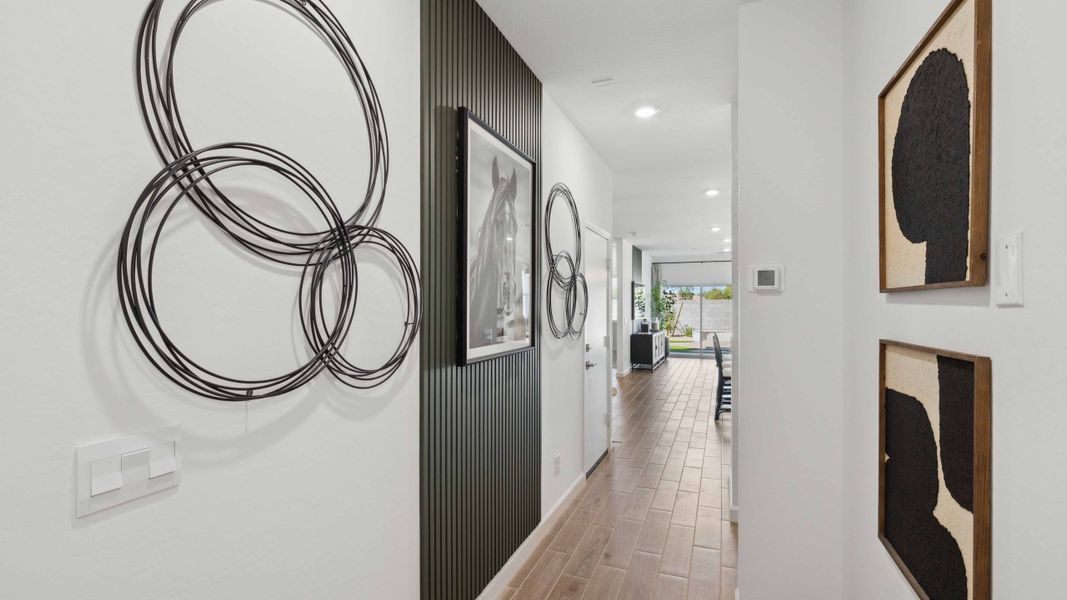 Representative furnished interior of a home built from the Ibis by D.R. Horton in Del Rio Ranch, Avondale (Image 8).