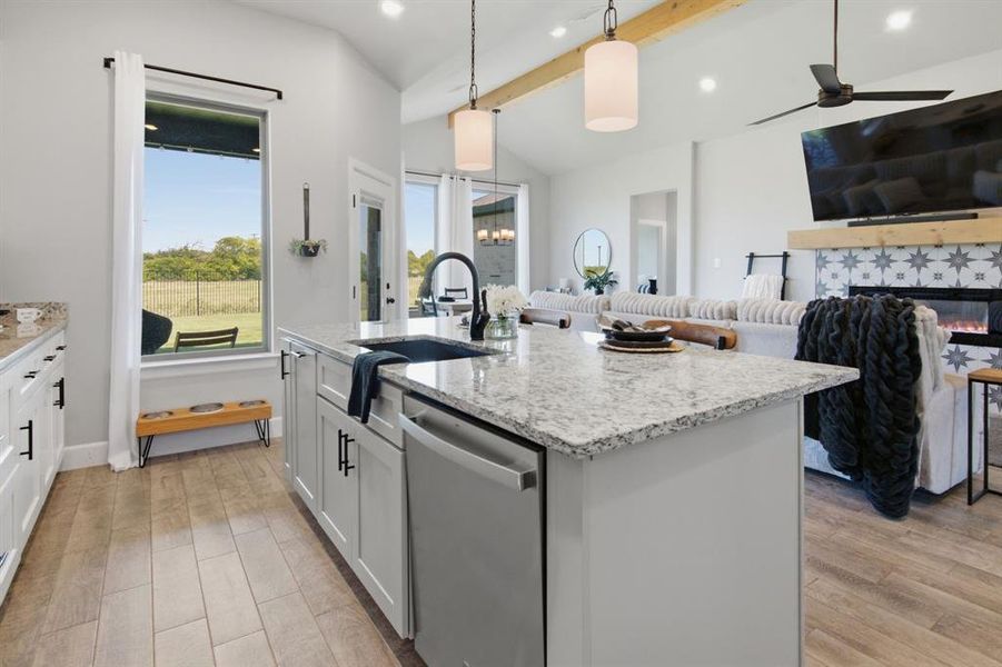 Furnished interior view inside a new home in , Burleson (Image 18).