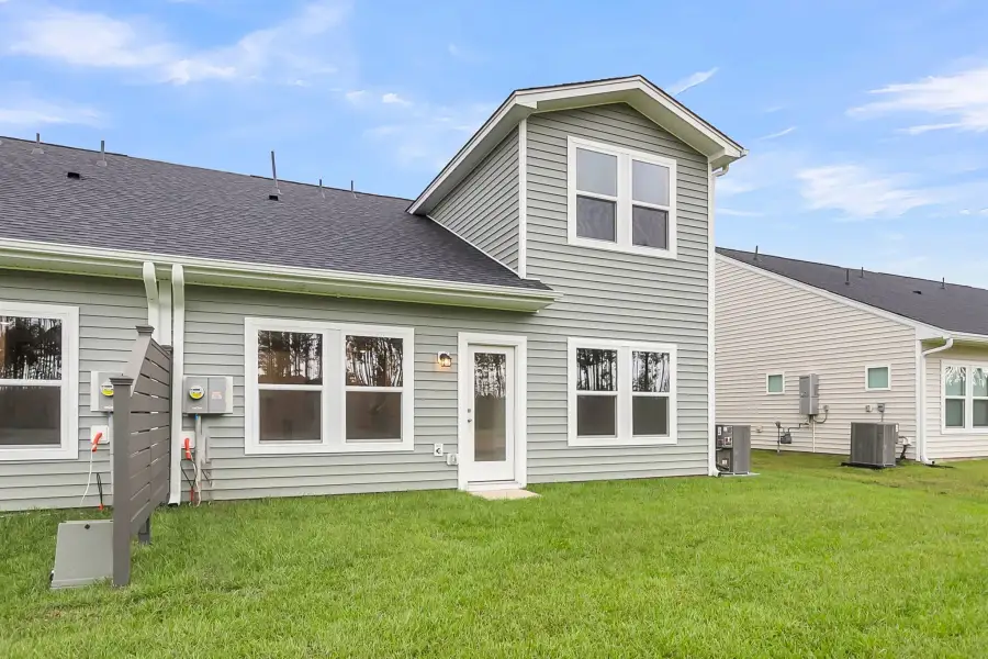 Expansive backyard ideal for entertaining, gardening, or relaxing.