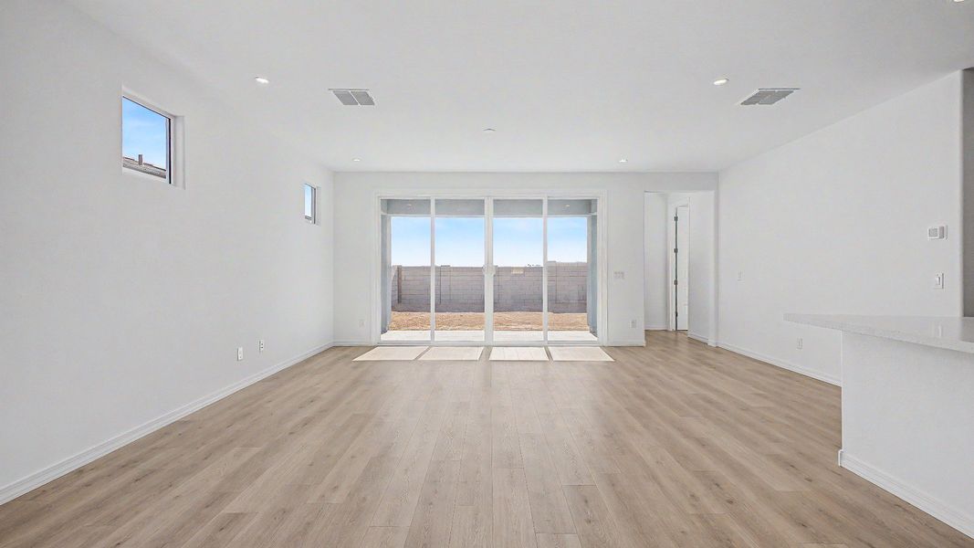 Furnished interior view inside a new home in Teravalis, Buckeye (Image 10). Furnished interior view inside a new home in Teravalis, Buckeye (Image 10).