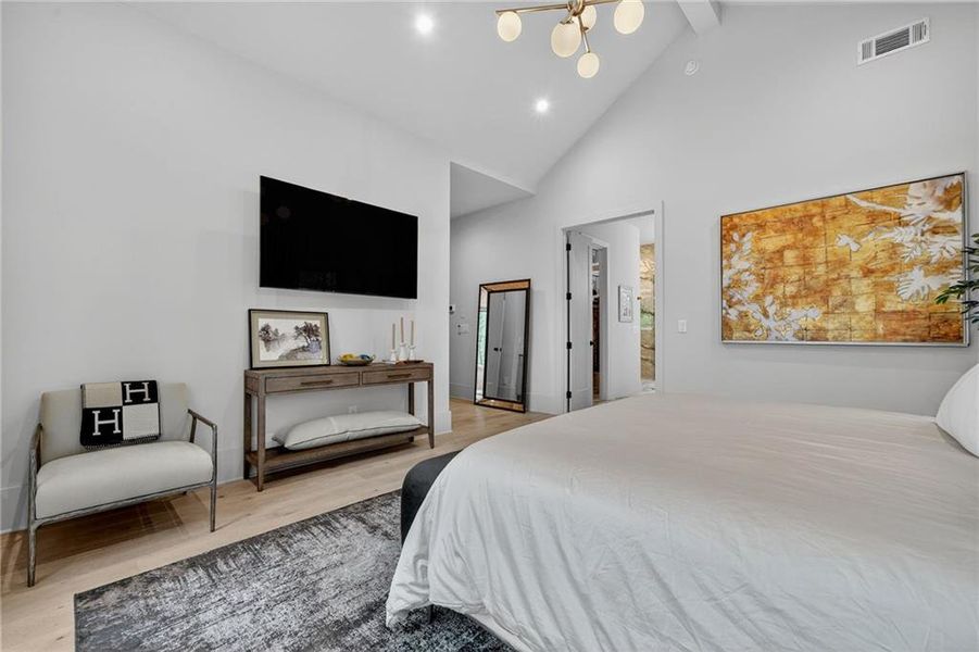 Furnished interior view inside a new home in , Atlanta (Image 25). Furnished interior view inside a new home in , Atlanta (Image 25).