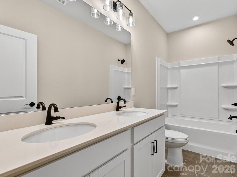 Secondary bathroom