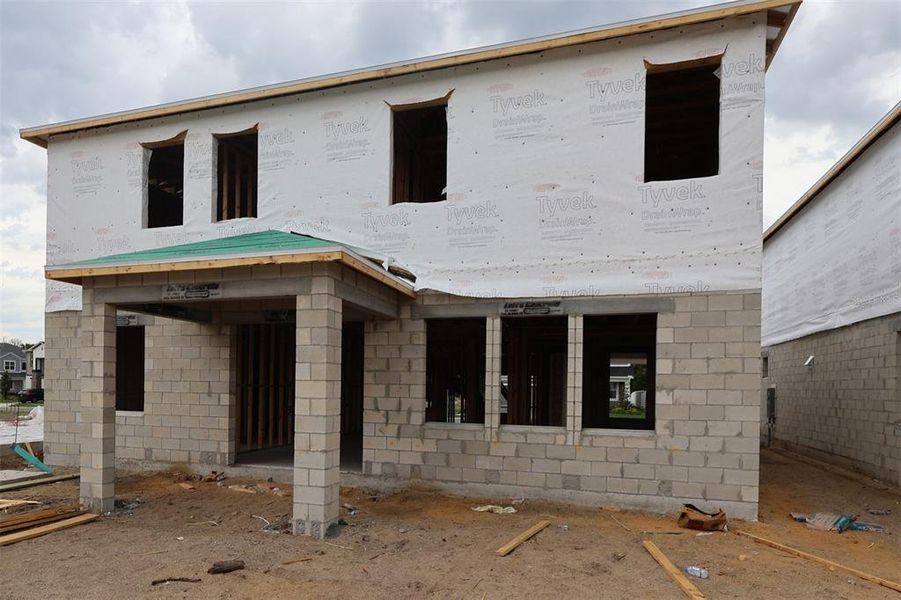 In-progress construction of a new home in Estates at Rivercrest, Sanford, FL (Image 6).
