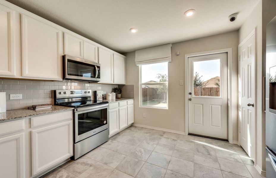 Spacious kitchen