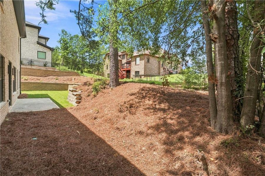 Exterior details and patio area of a home in , Fairburn (Image 29).