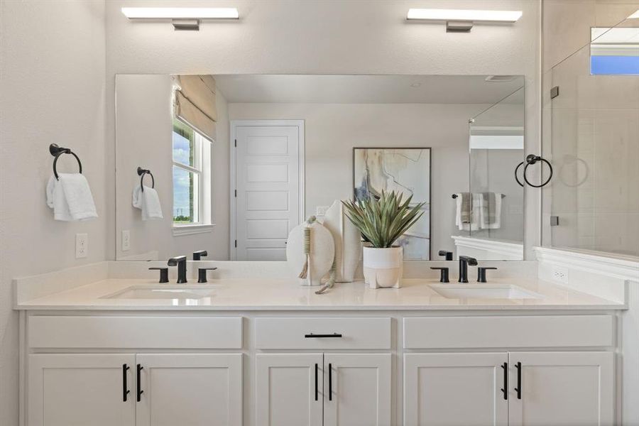 Furnished interior view inside a new home in , McKinney (Image 11).