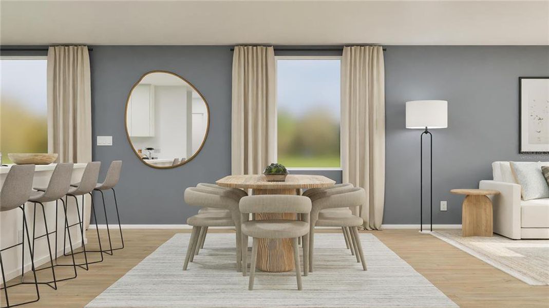 Furnished interior view inside a new home in , Kissimmee (Image 22).