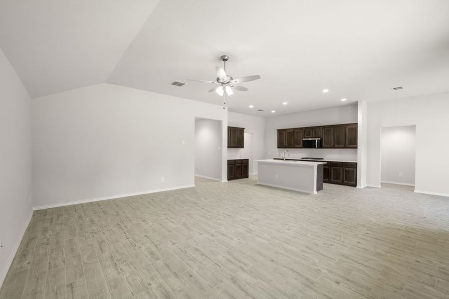 Front exterior of a new home in Stone Eagle, Azle, TX, highlighting curb appeal (Image 20). Front exterior of a new home in Stone Eagle, Azle, TX, highlighting curb appeal (Image 20).