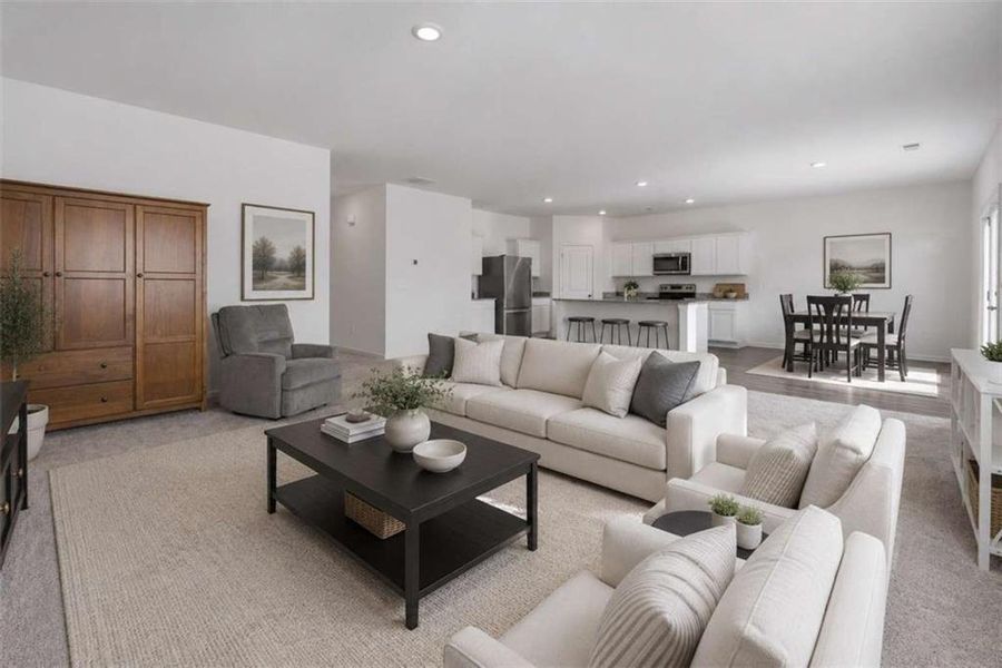 Furnished interior view inside a new home in Ashford Park, Covington (Image 8).