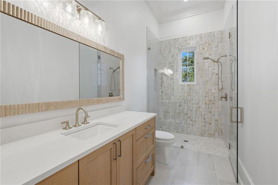 Furnished interior view inside a new home in , Gainesville (Image 8).