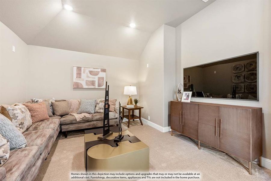 Furnished interior view inside a new home in Sutton Fields, Celina (Image 6).