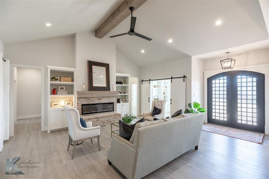 Furnished interior view inside a new home in , Abilene (Image 15).