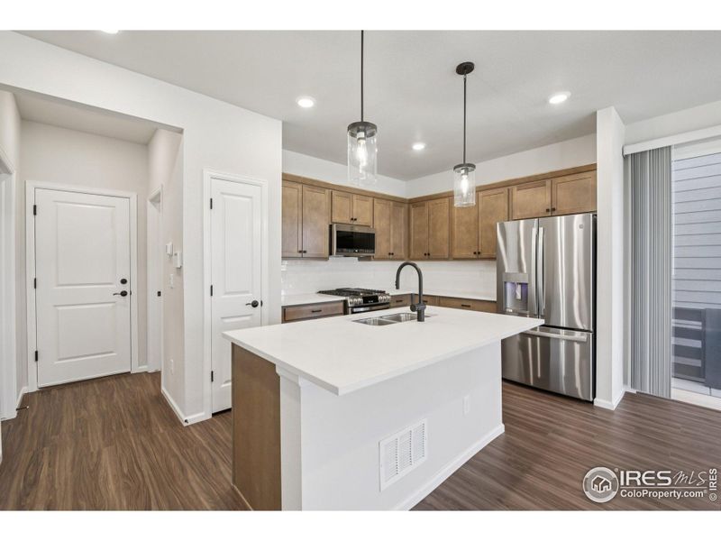 Furnished interior view inside a new home in The Villas Collection at Sterling Ranch, Littleton (Image 5).