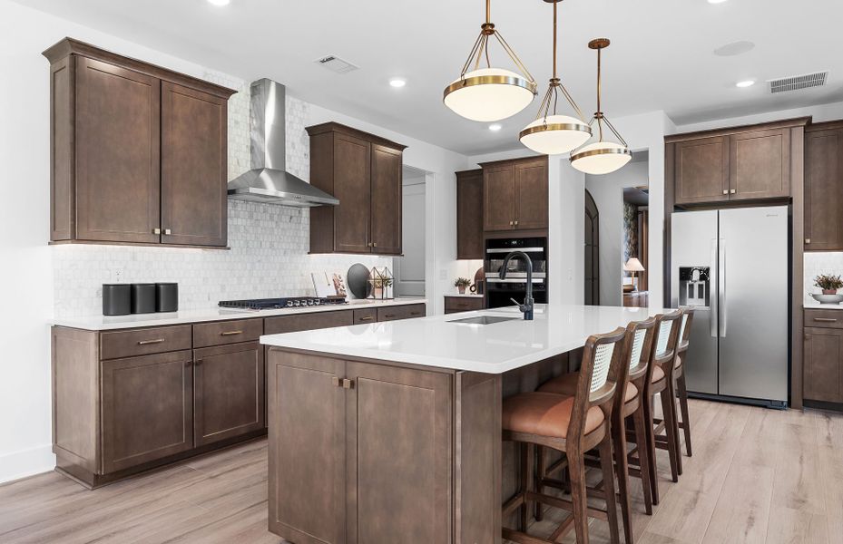 Representative furnished interior of a home built from the Newlyn by Pulte Homes in Amherst, McDonough (Image 18).