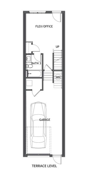 2D floor plan layout for the Anniston by Brock Built in The Gathering Alpharetta, Alpharetta, GA (Image 3). 2D floor plan layout for the Anniston by Brock Built in The Gathering Alpharetta, Alpharetta, GA (Image 3).