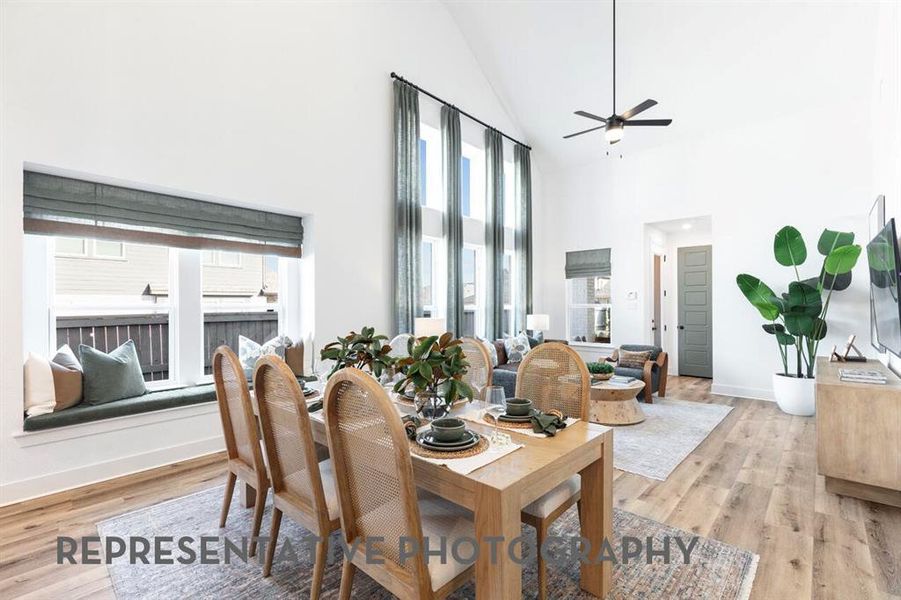 Furnished interior view inside a new home in Wellington, Haslet (Image 23).