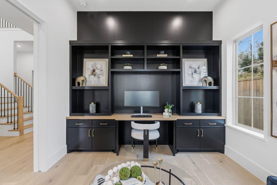 Furnished interior view inside a new home in , Houston (Image 45).