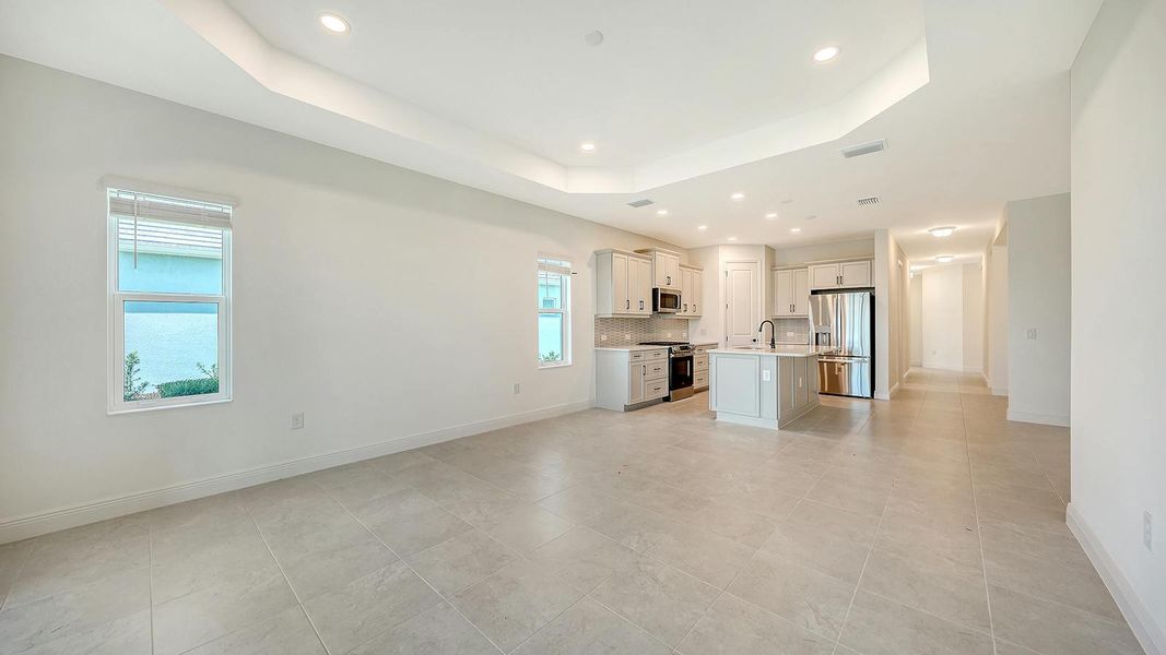 Spacious, unfurnished interior of a new home in Palmera Real Estate and Homes for Sale in Venice, FL - Neal Communities, Venice (Image 28). Spacious, unfurnished interior of a new home in Palmera Real Estate and Homes for Sale in Venice, FL - Neal Communities, Venice (Image 28).