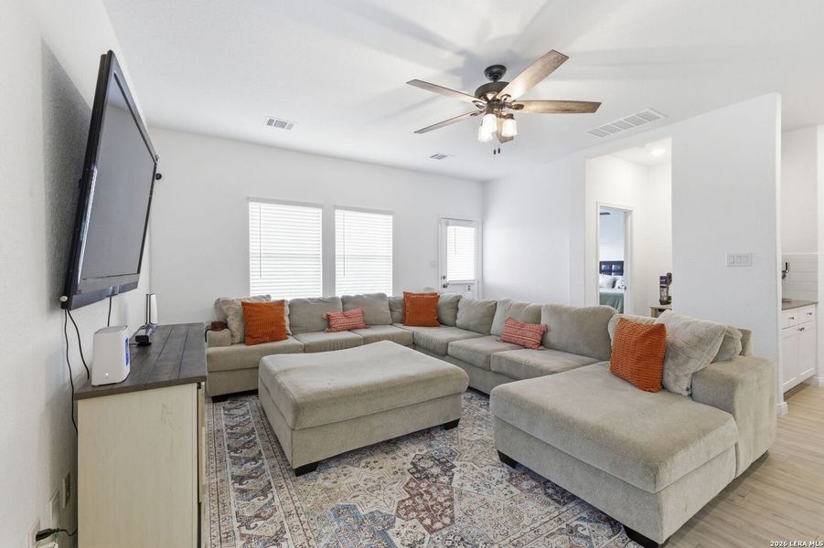 Furnished interior view inside a new home in , Converse (Image 21).