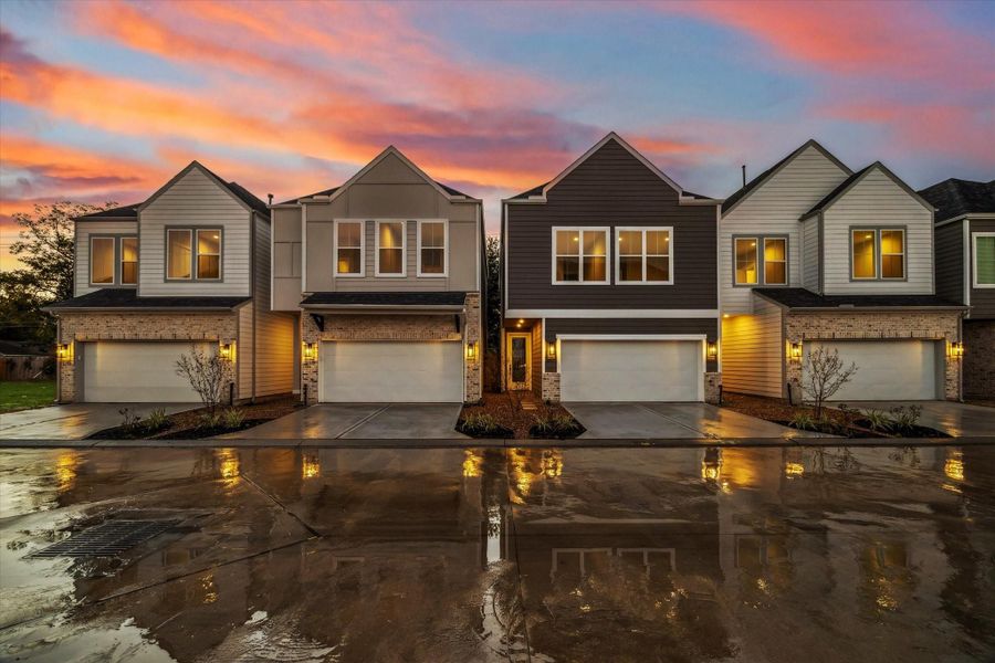 Front exterior of a new home in , Houston, TX, highlighting curb appeal (Image 22).
